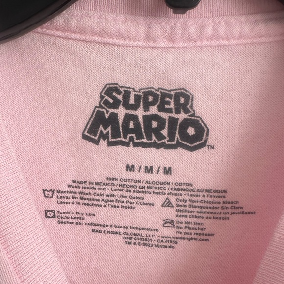 Nintendo Super Mario Pink Crop Top - Picture 4 of 10